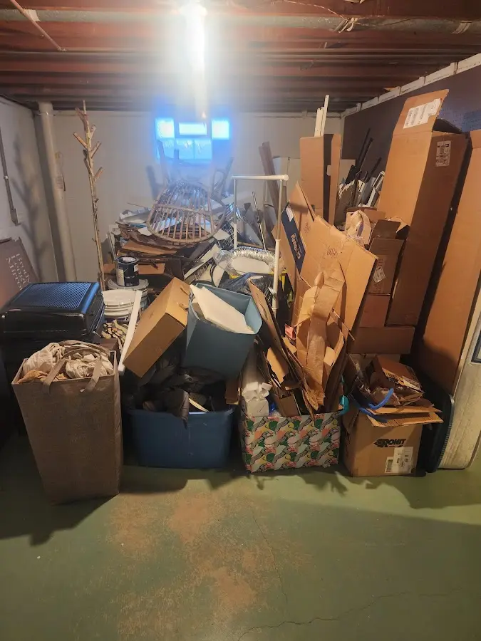 Roll-off dumpster container at job site for Construction Dumpster Rental in Hellertown